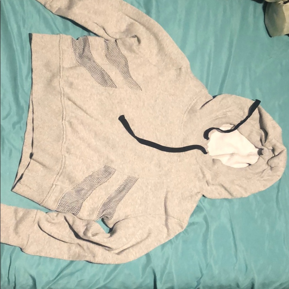 Grey Forever 21 pull over hoodie